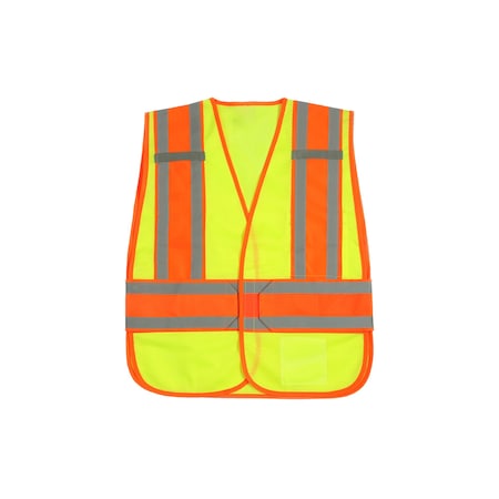 Modot Vest, Medium, Lime/orange, Class 2